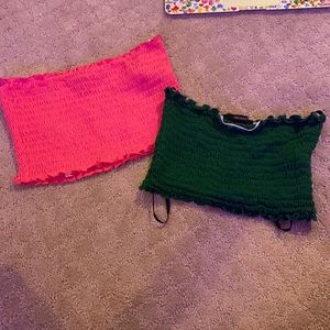 pink and green tube too bundle